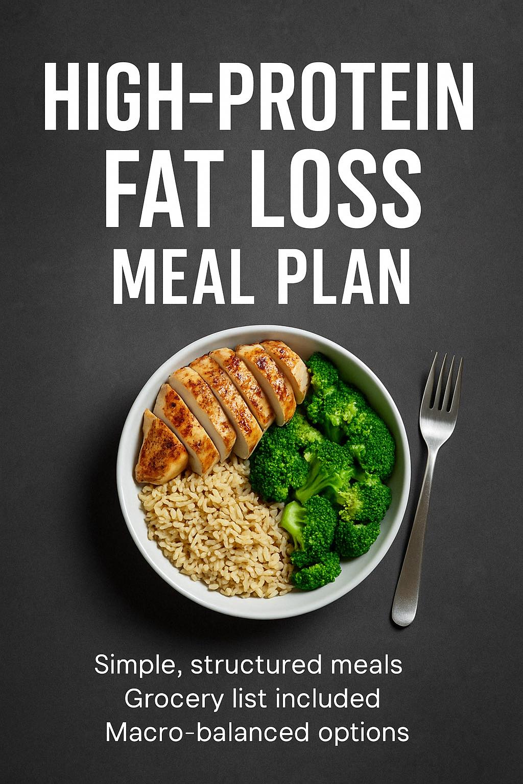 High-Protein Fat Loss Meal Plan
